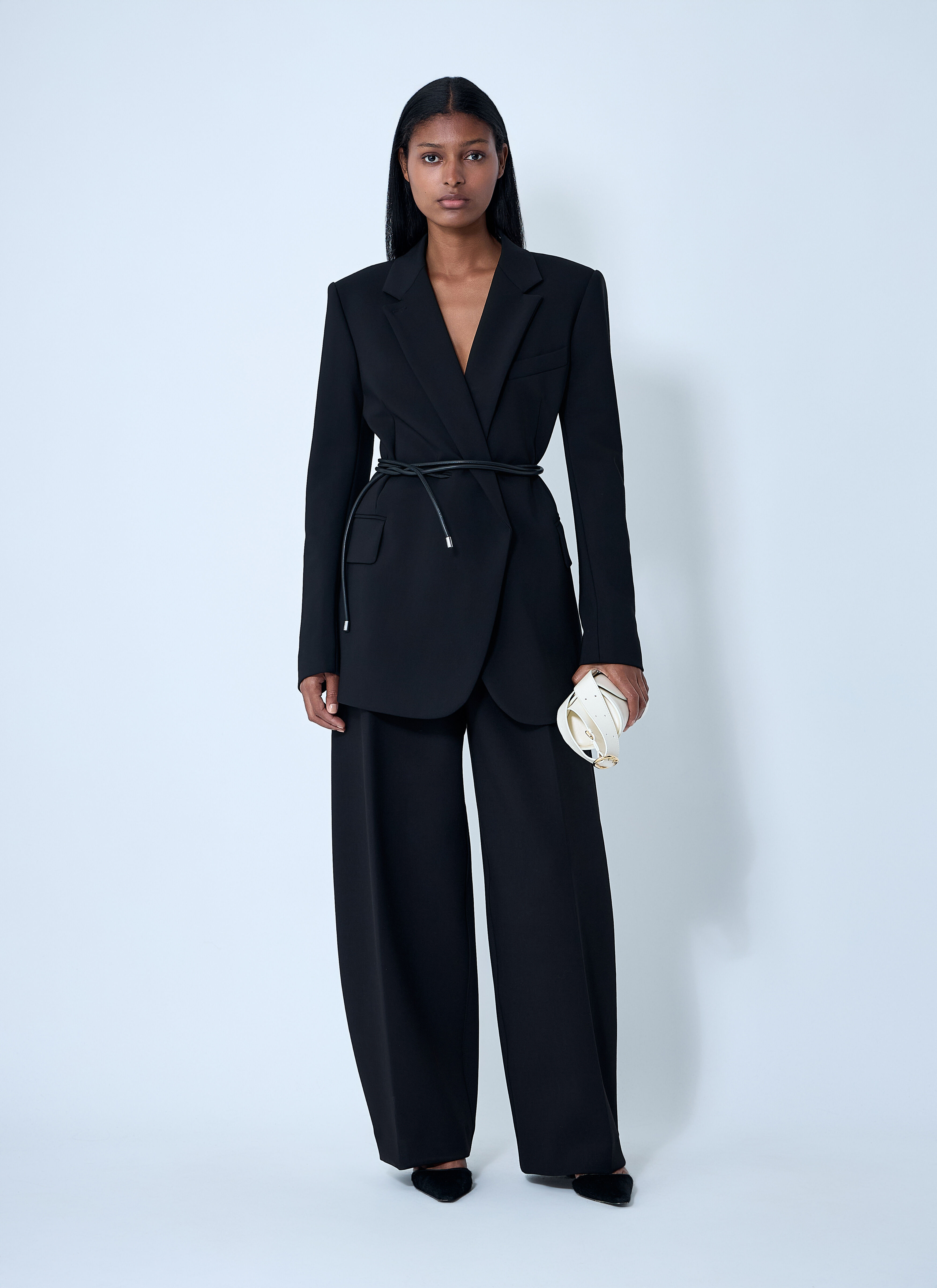 Belted Single-Breasted Blazer - 2