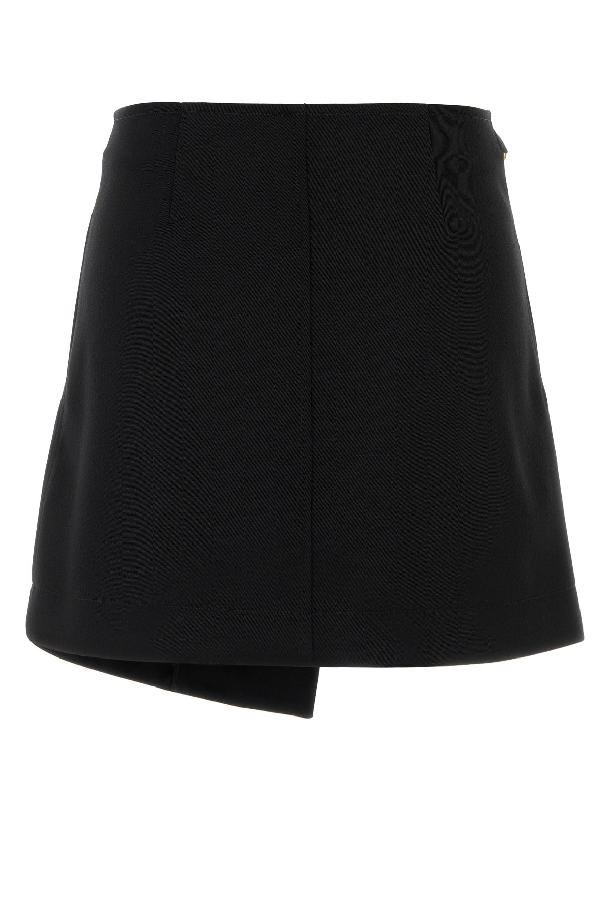 Burberry Women Black Wool Mini Skirt - 2