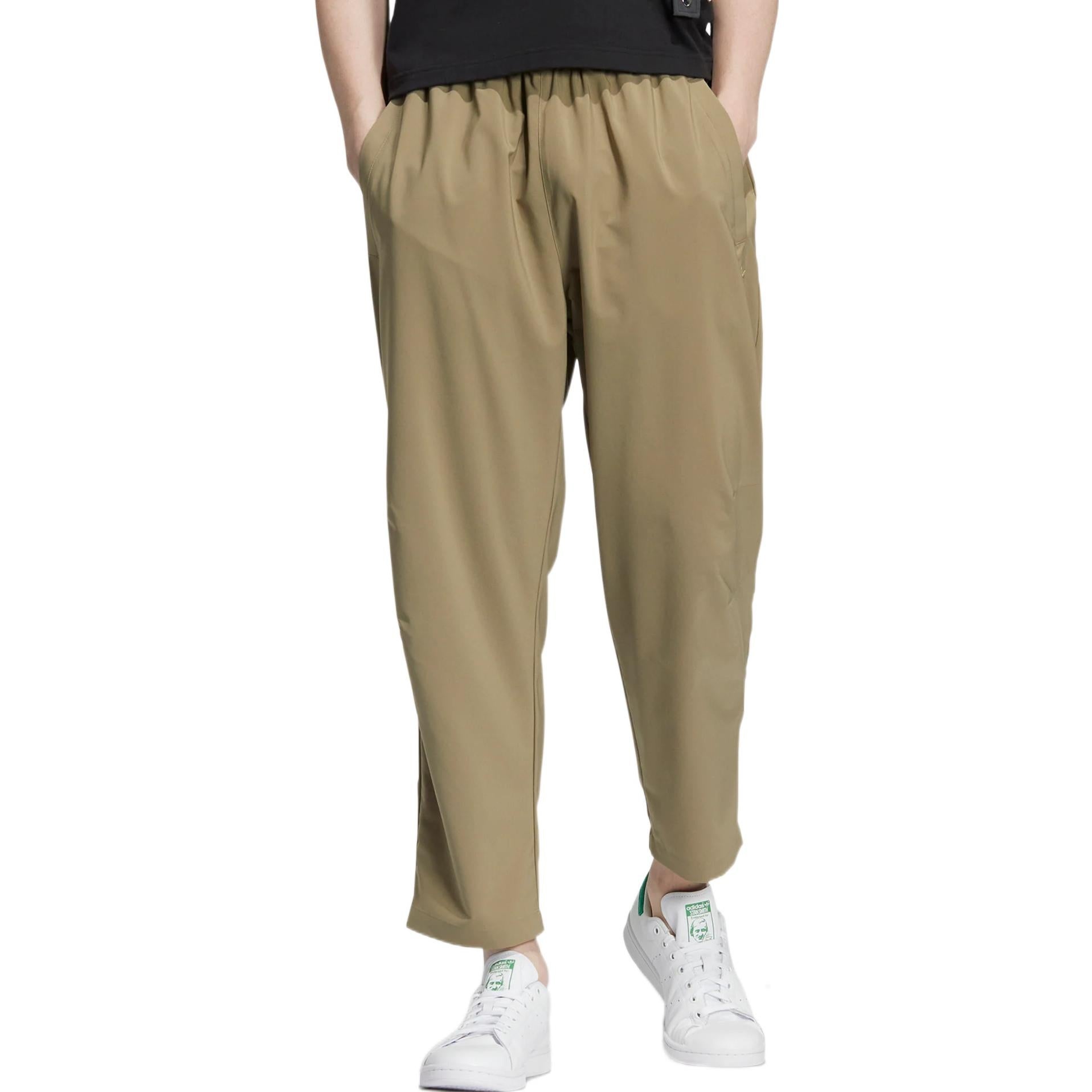 Men's adidas originals Lw Woven Pant Solid Color Logo Embroidered Casual Straight Sports Pants/Trous - 2