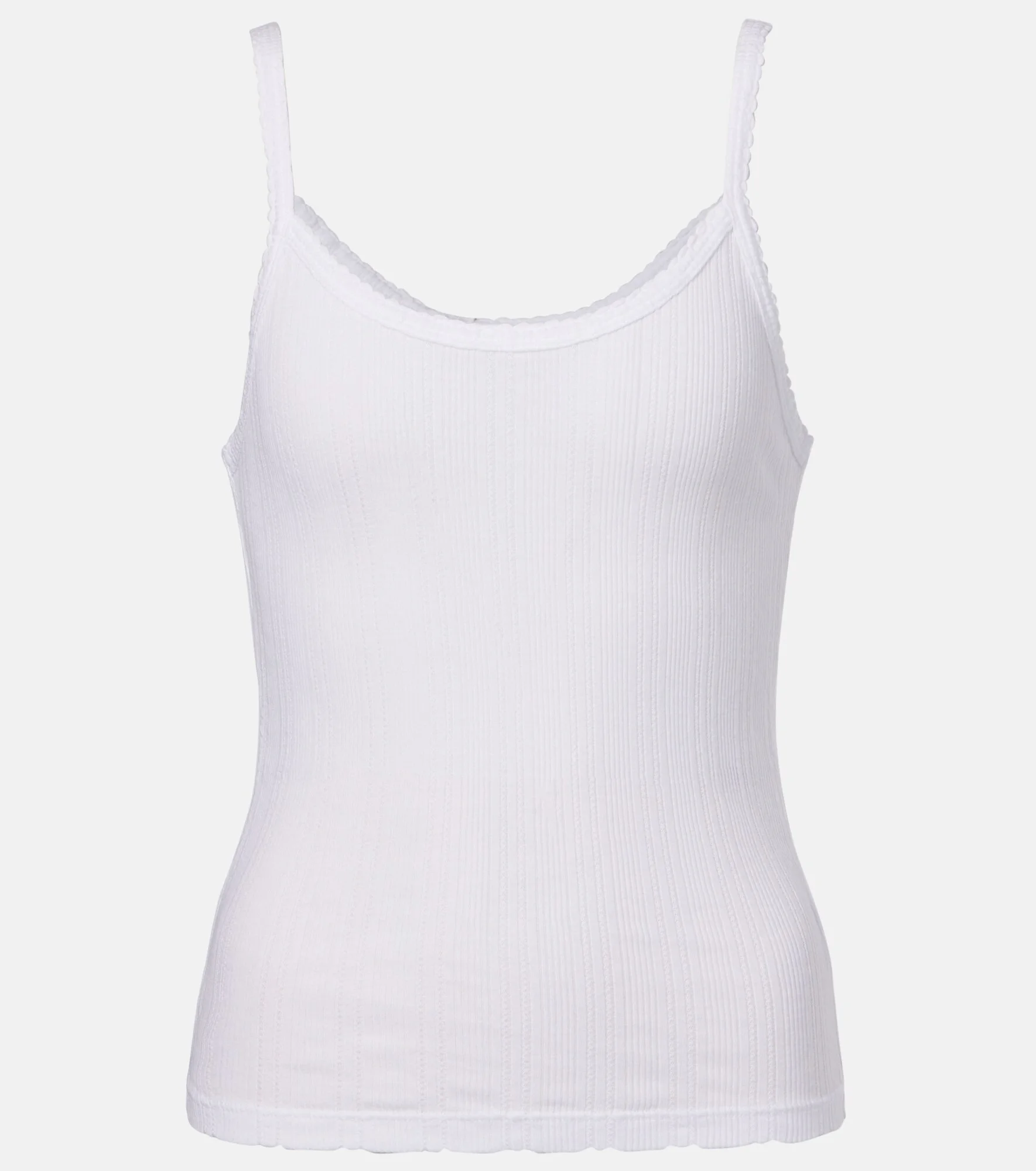 Iniku cotton-blend pointelle tank top - 1