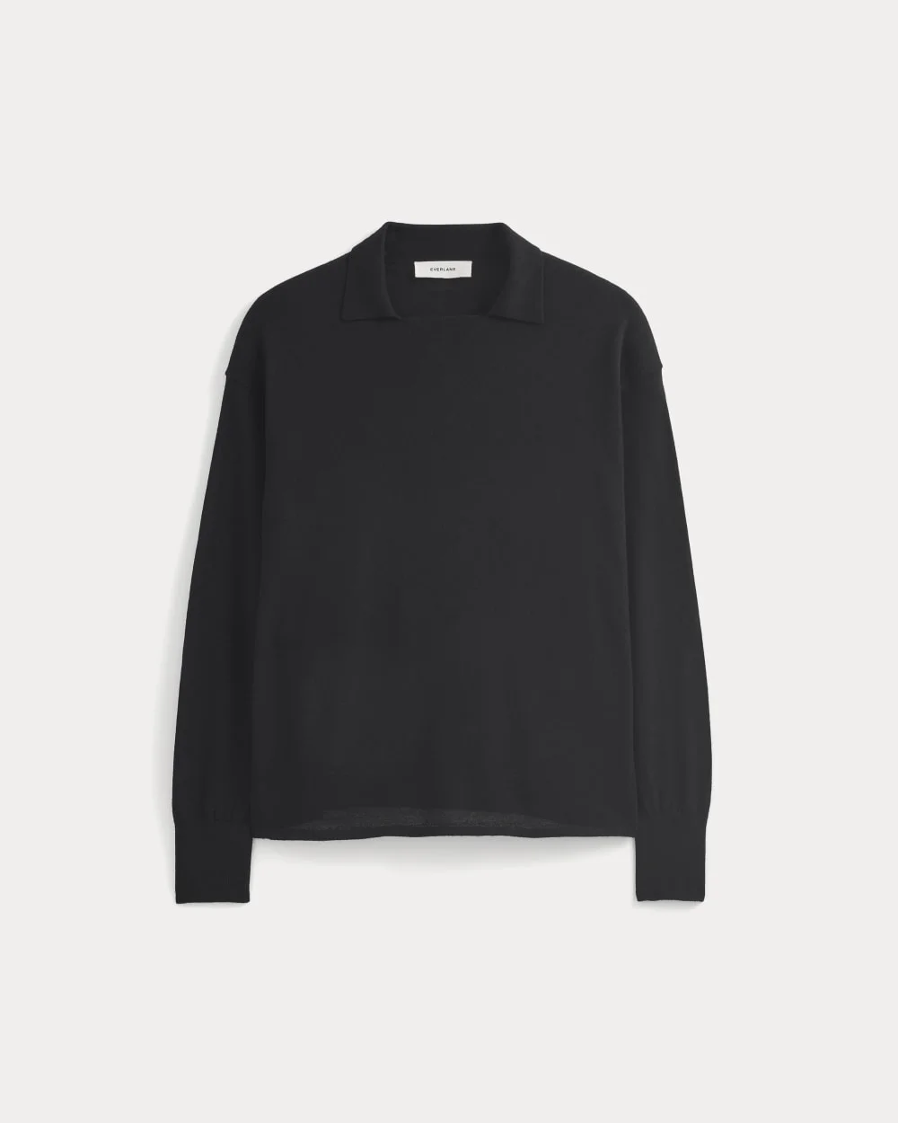 OVERSIZED POLO IN ULTRAFINE MERINO - 1