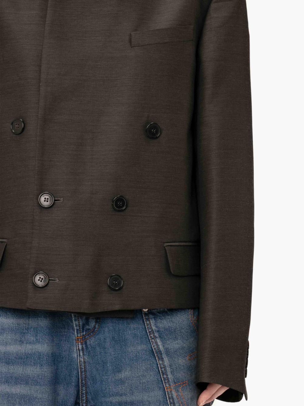 DOUBLE BREASTED JACKET - 6