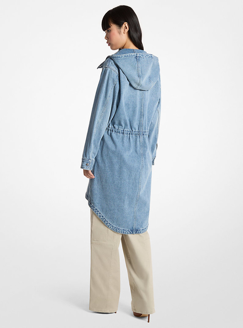 MICHAEL KORS Hooded Denim Parka outlook