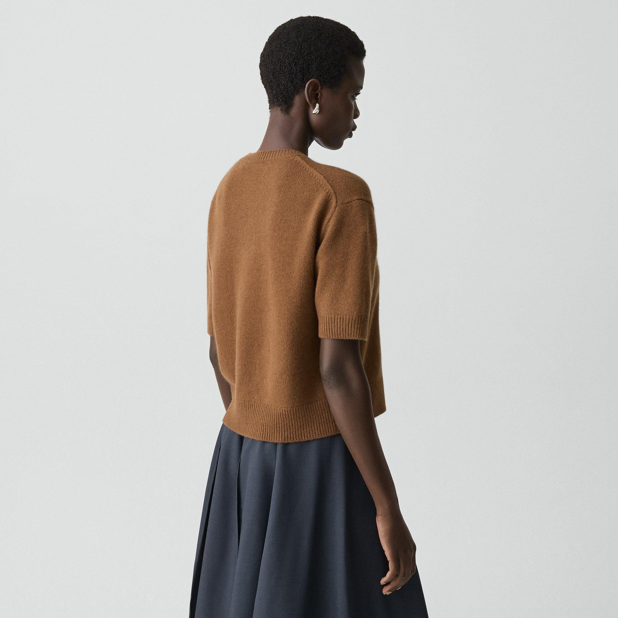 Cropped Tee in Cashmere - 4
