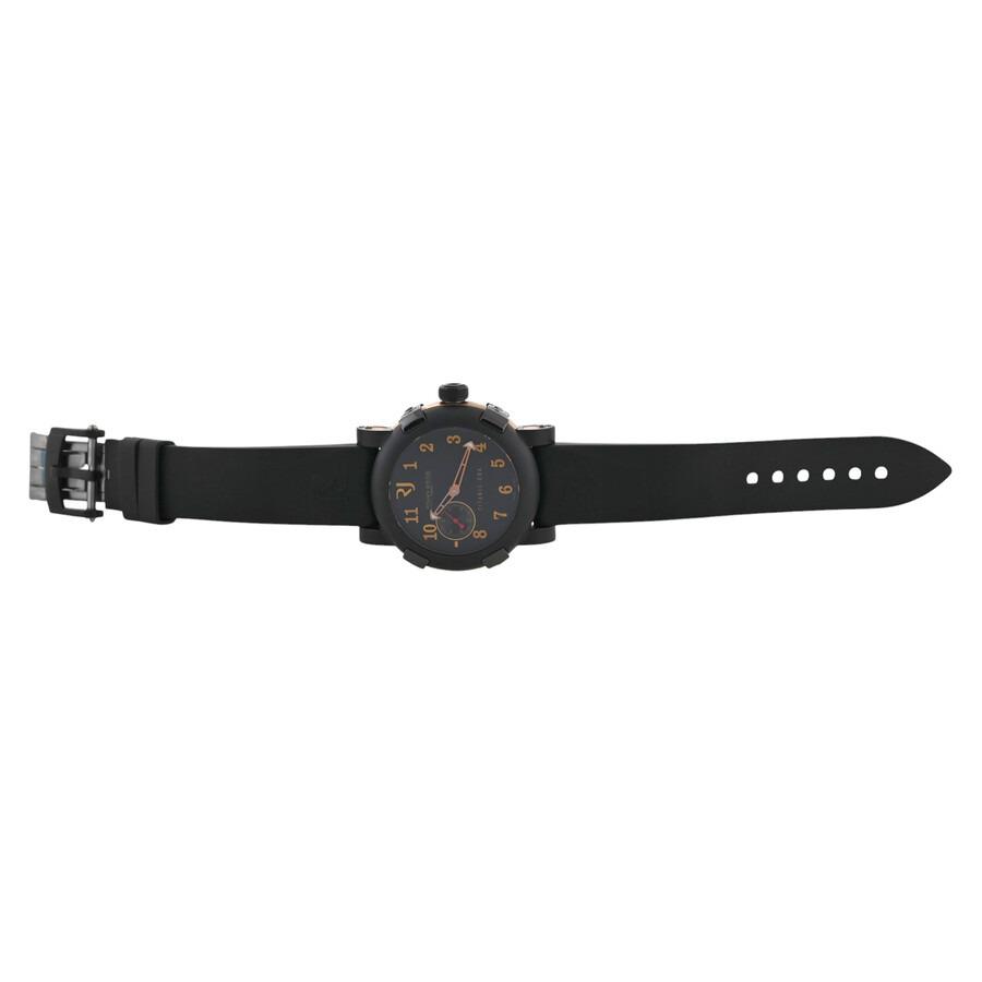 Romain Jerome - Pre-owned Romain Jerome Jerome Titanic Automatic Black Dial Men's Watch T.BBB22.00 - 4