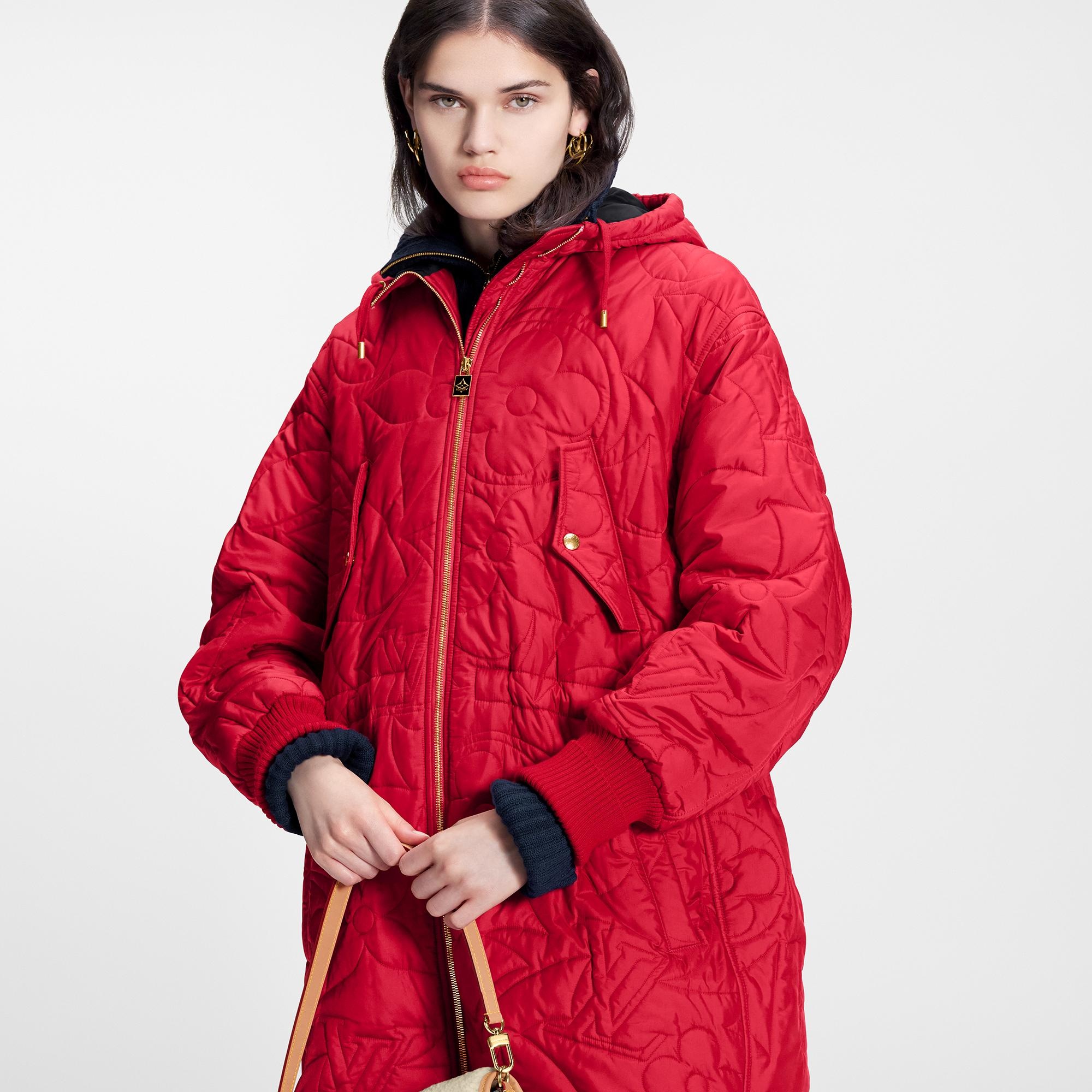 Quilted Monogram Long Parka - 5