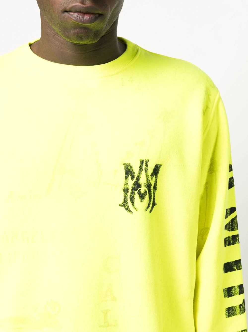 army stencil crewneck sweatshirt - 5