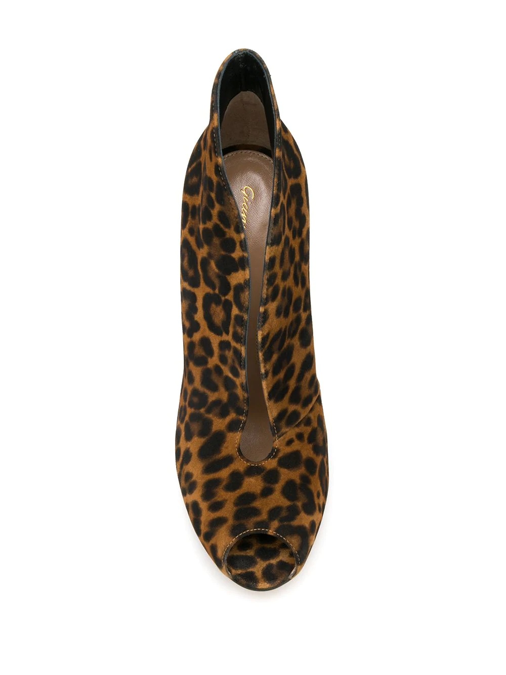 leopard pattern boots - 4