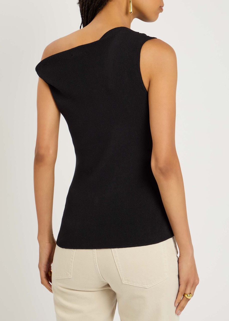 Almada Label Ami Off-the-shoulder Knitted Tank - 3