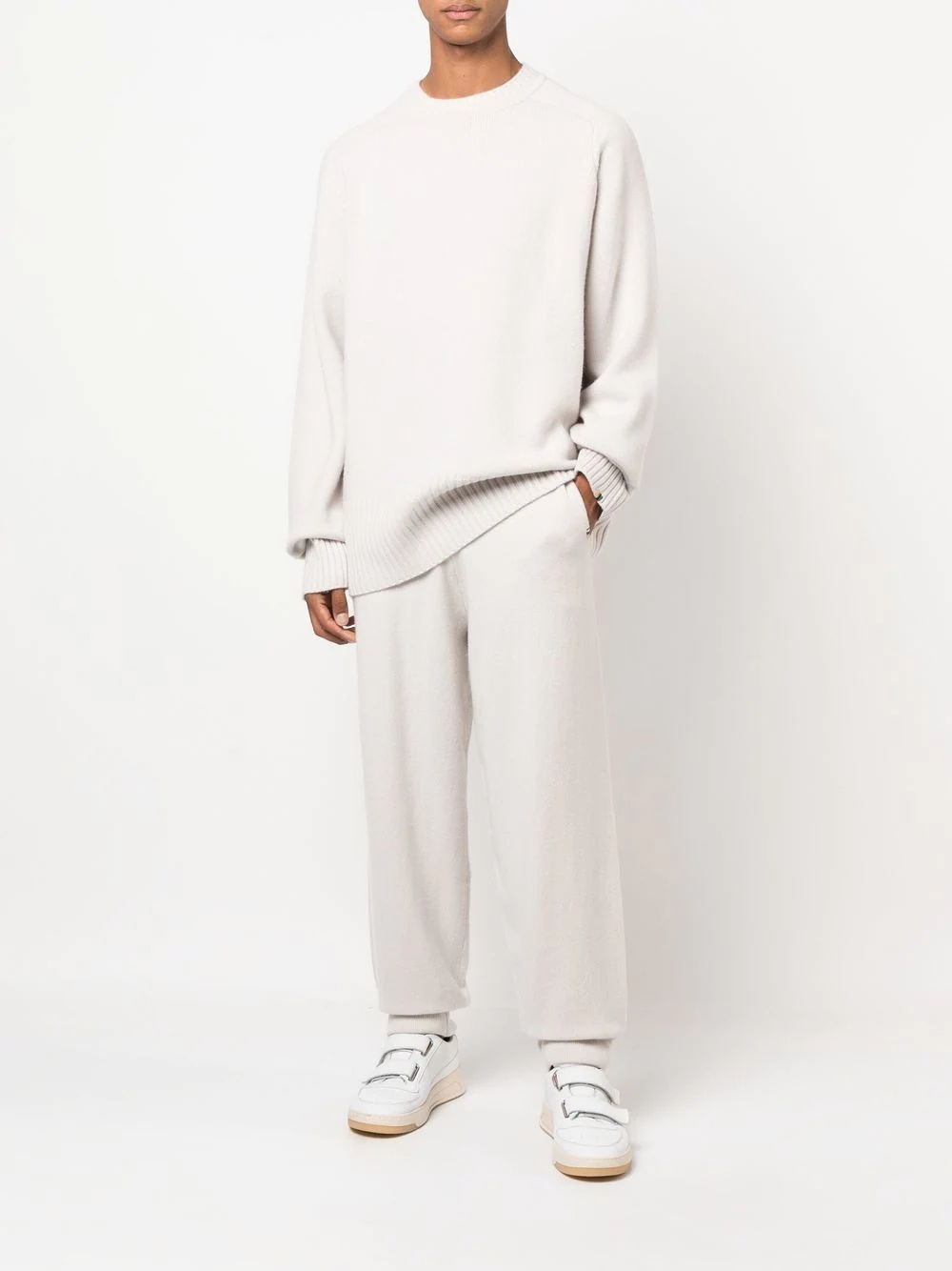 slouchy cashmere trousers - 3