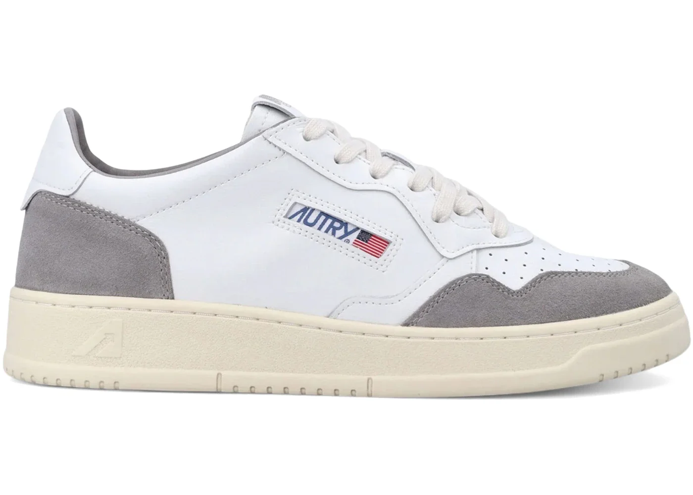 Autry Medalist Leather Low White Vapor - 1
