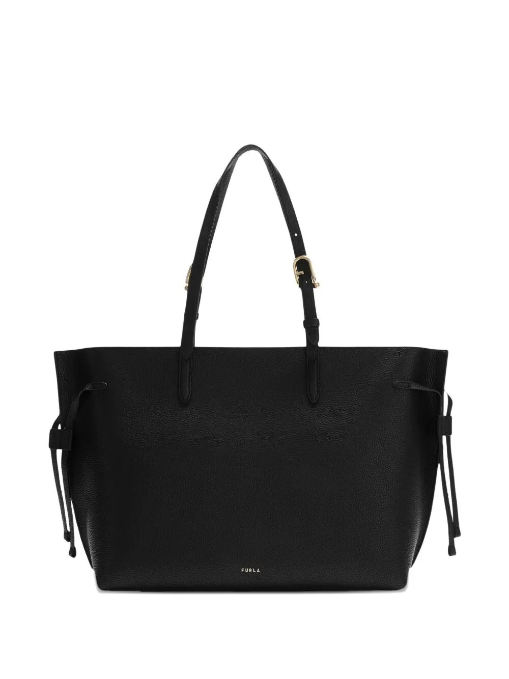 "Furla Ava" Calf Leather Large Tote With Zip Bag - 1