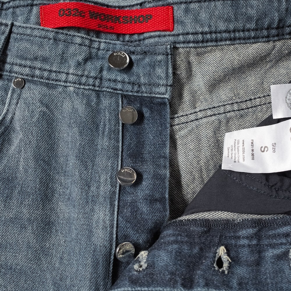 032c Panel Detail Denim Pant - 2