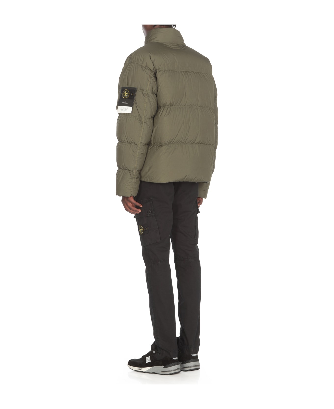 Down Jacket With Logo - 4