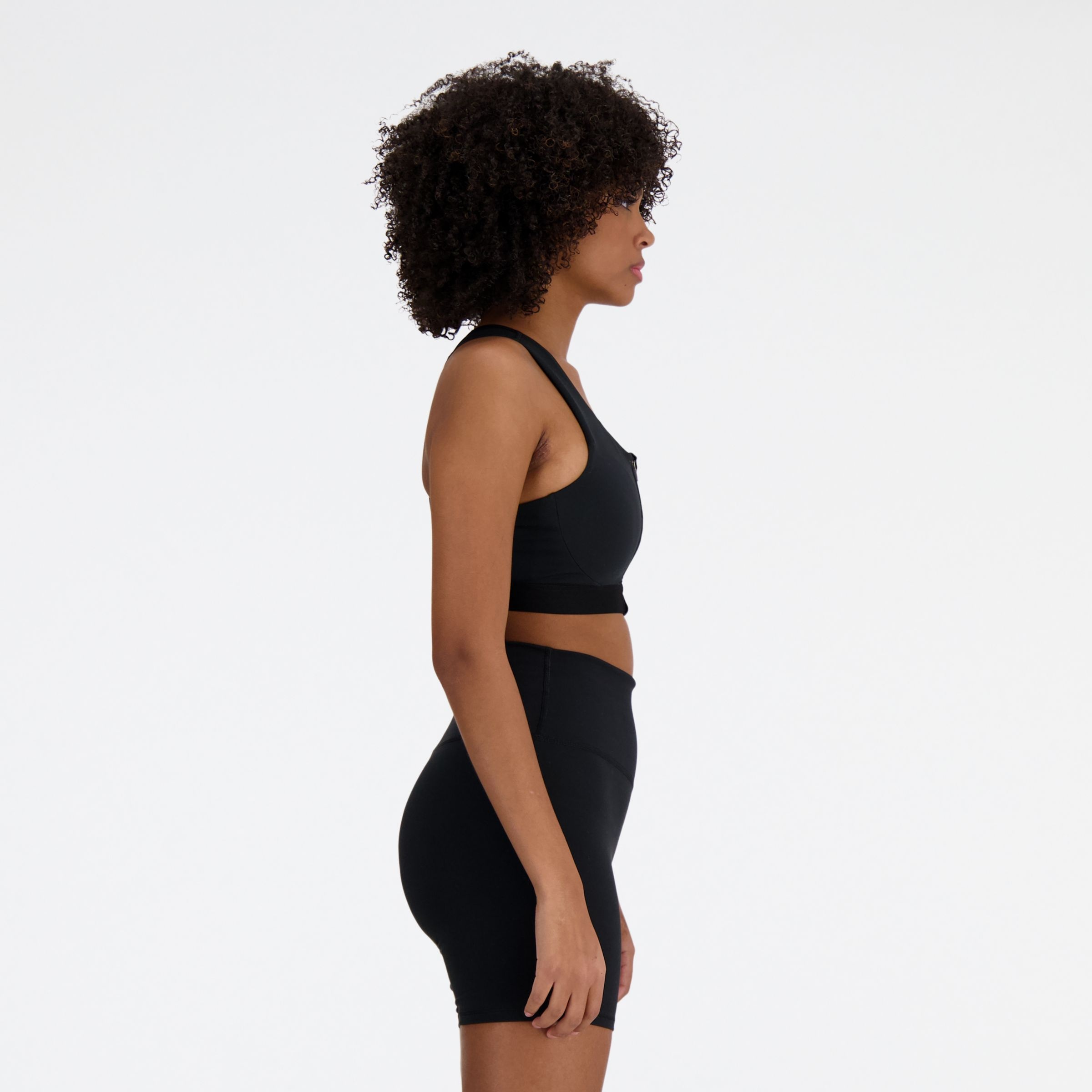 NB Sleek Medium Support Pocket Zip Front Bra - 6