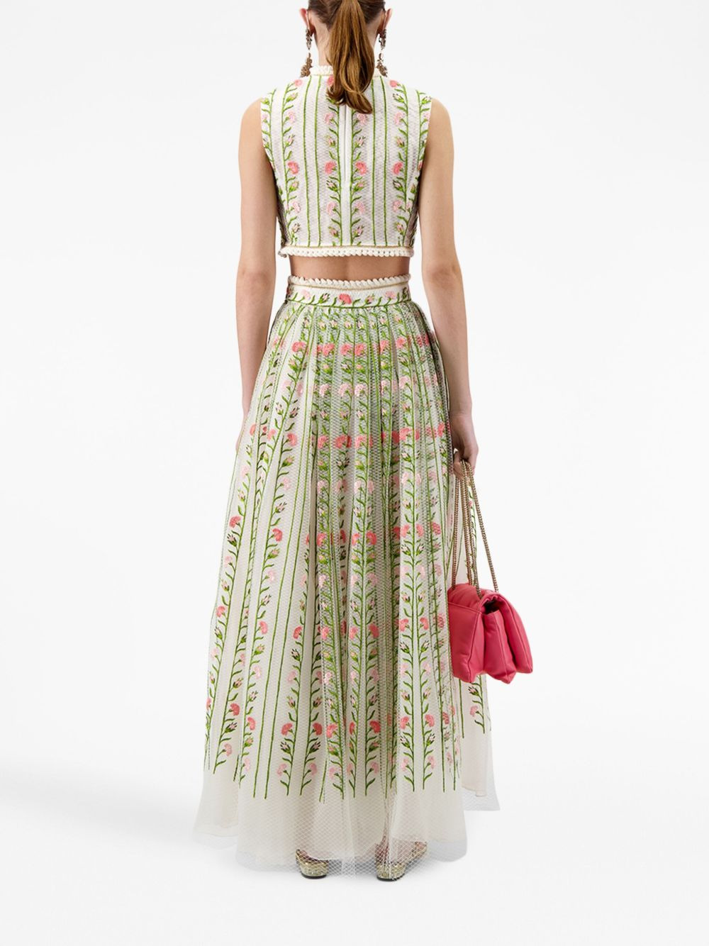 floral-embroidered top - 4
