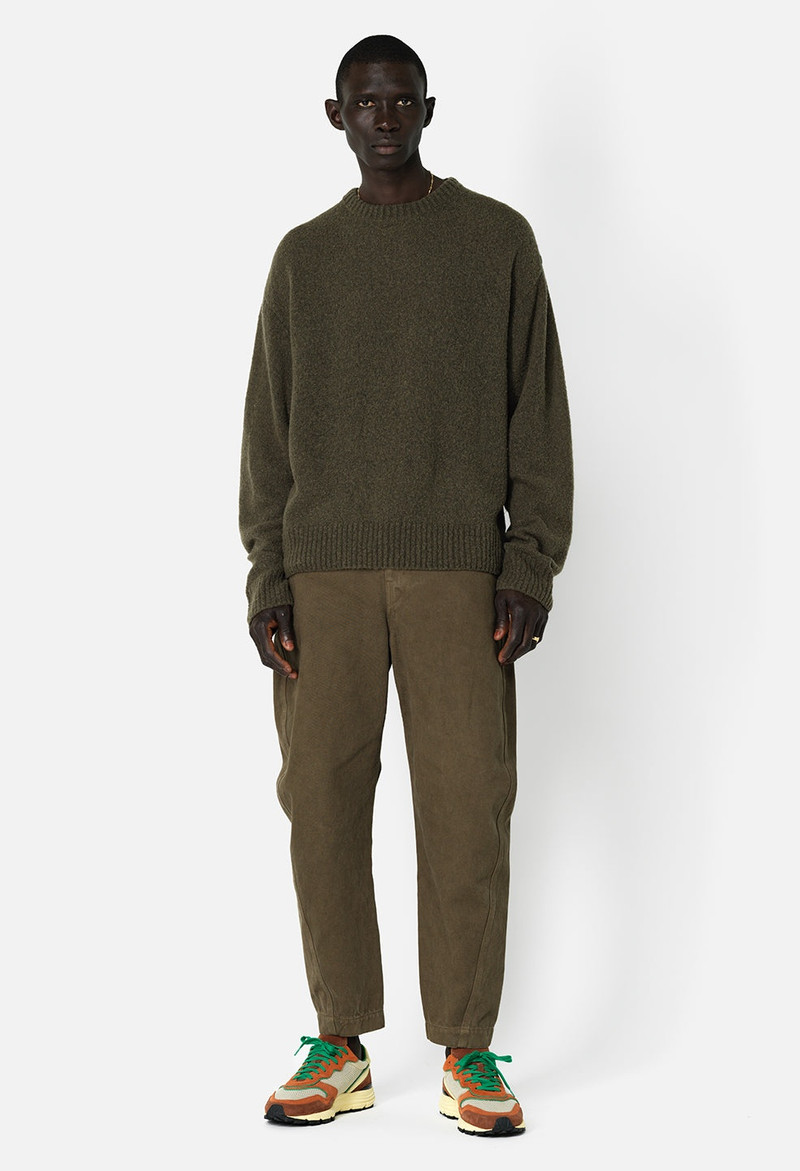 WOOL POWDER KNIT CREW 4