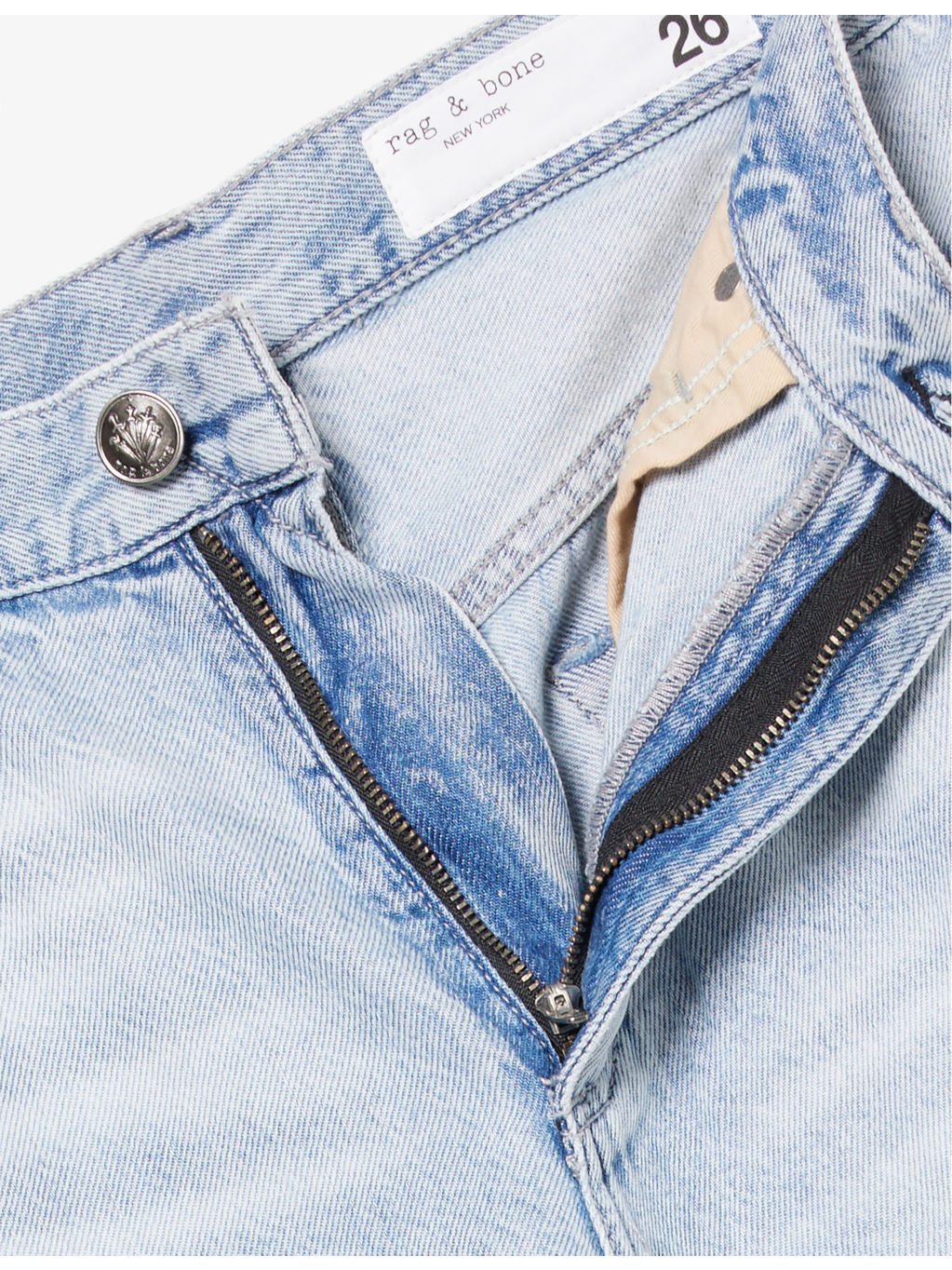 Sofie wide-leg high-rise denim-blend jeans - 7
