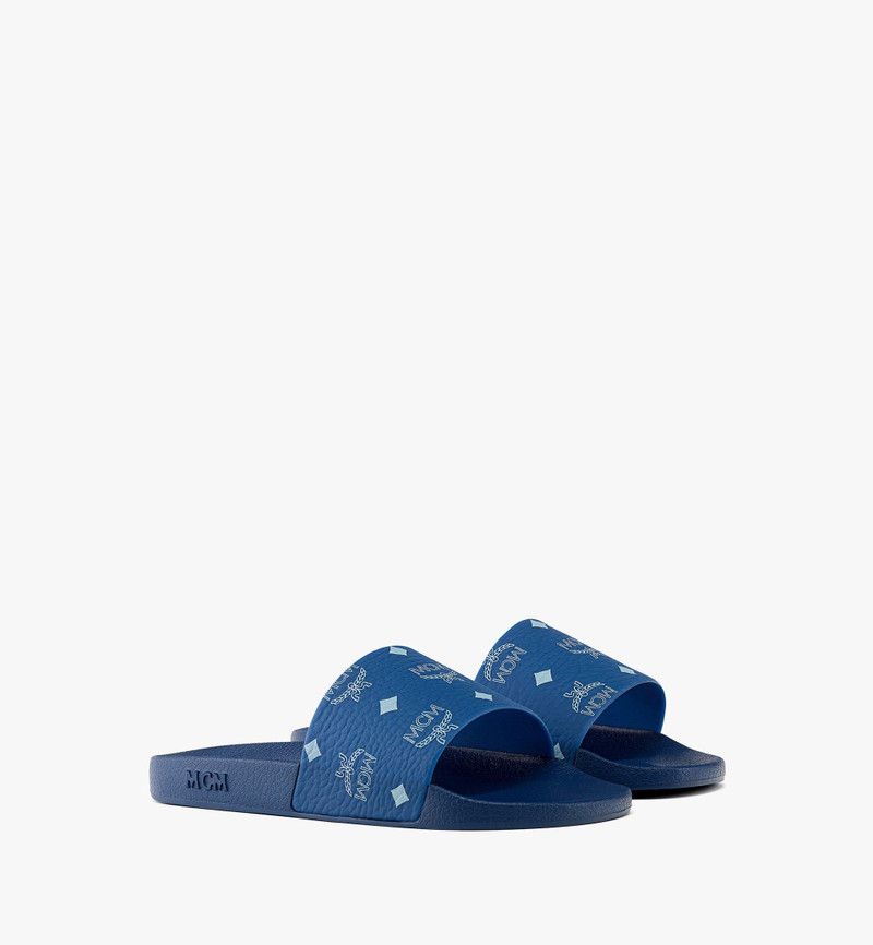 Monogram Print Rubber Slides 1