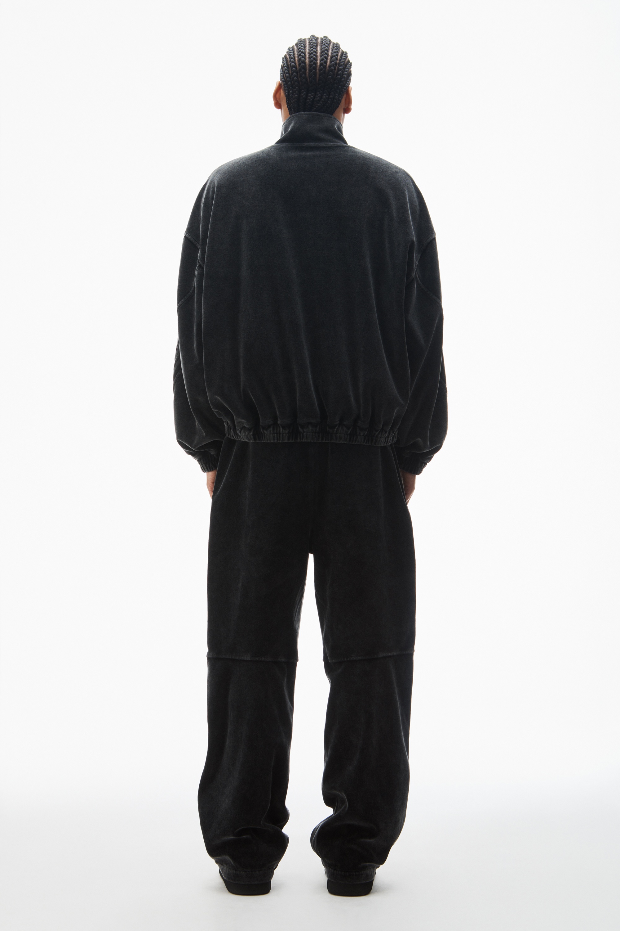 logo-embossed track jacket - 4