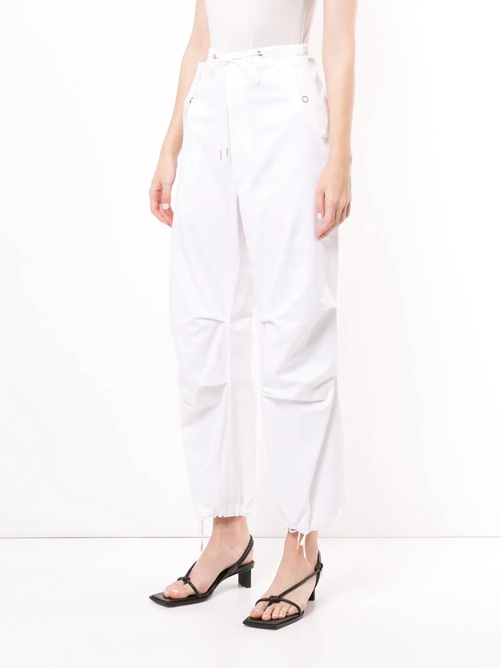 parachute loose-fit trousers - 3