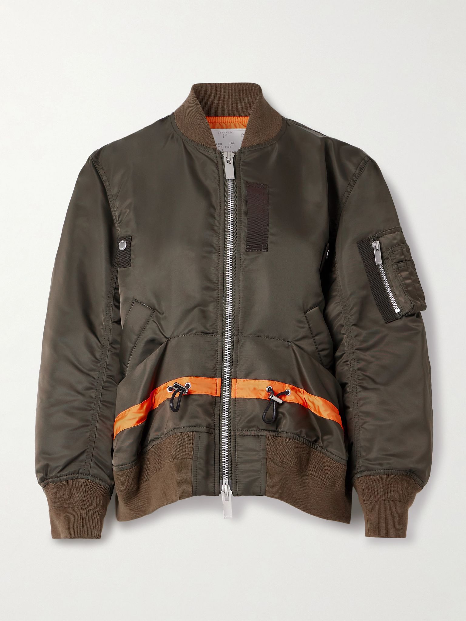 Shell bomber jacket Dark green - 1