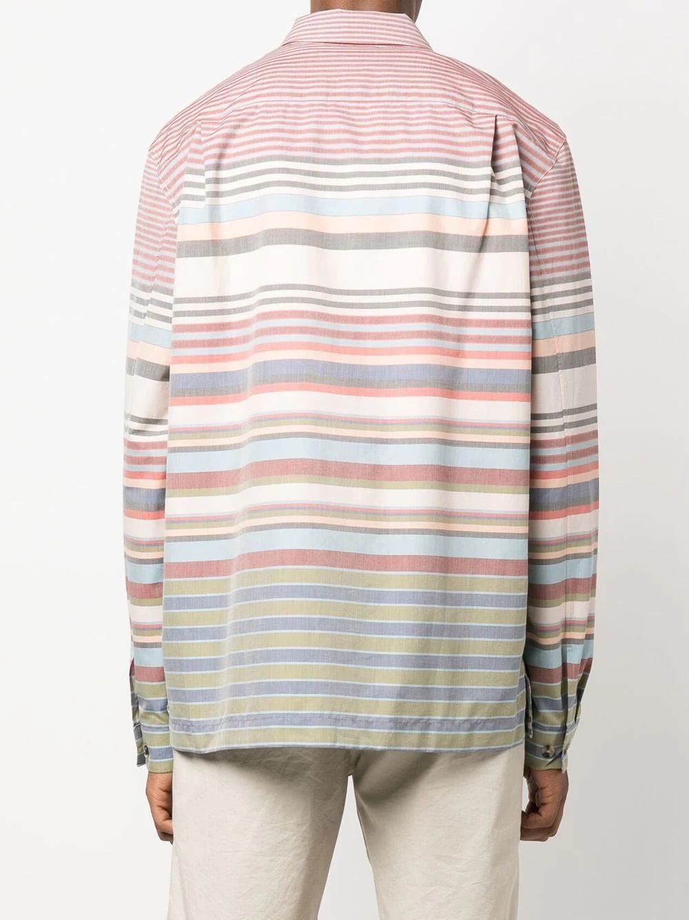 striped long-sleeve shirt - 4