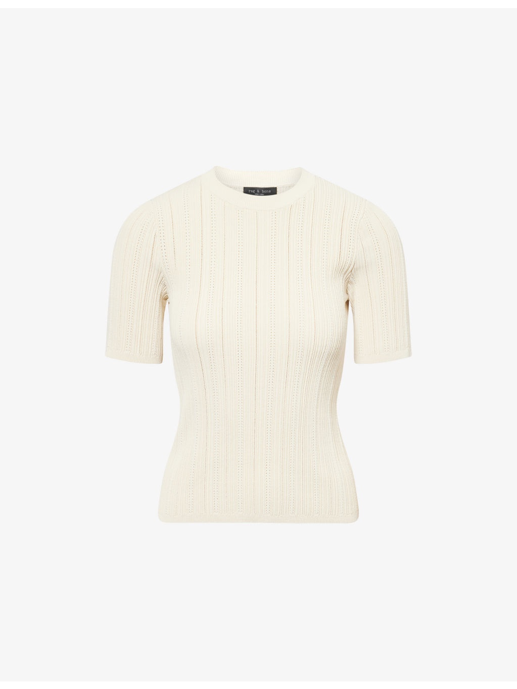 Camryn Slim-Fit Ribbed Cotton-Blend Knit Top - 1