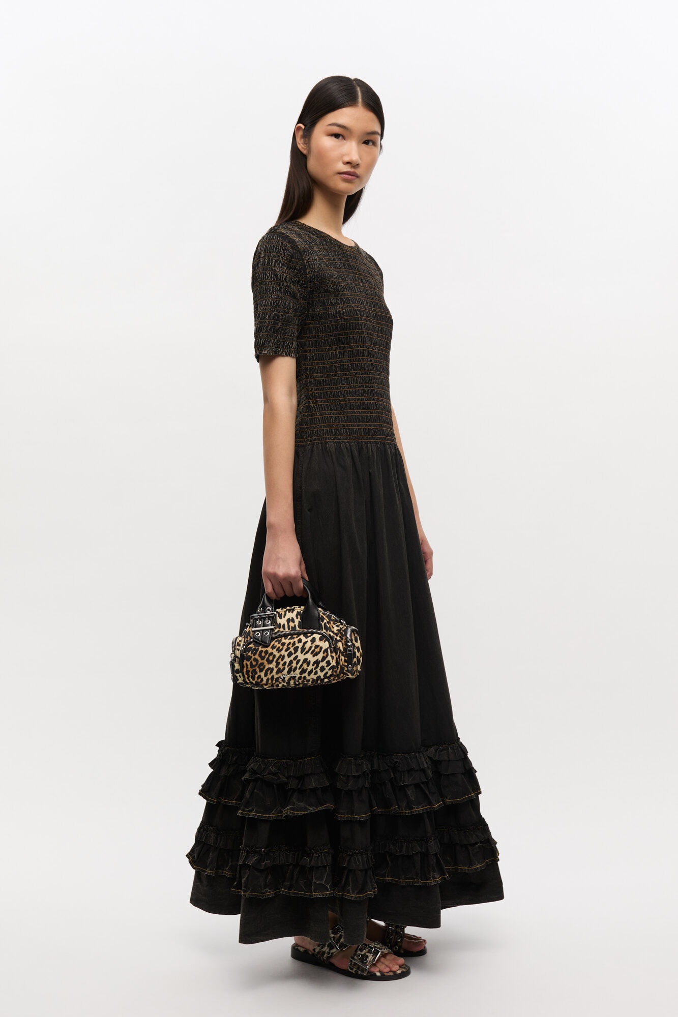 LEOPARD MINI POLOCHON BAG - 5