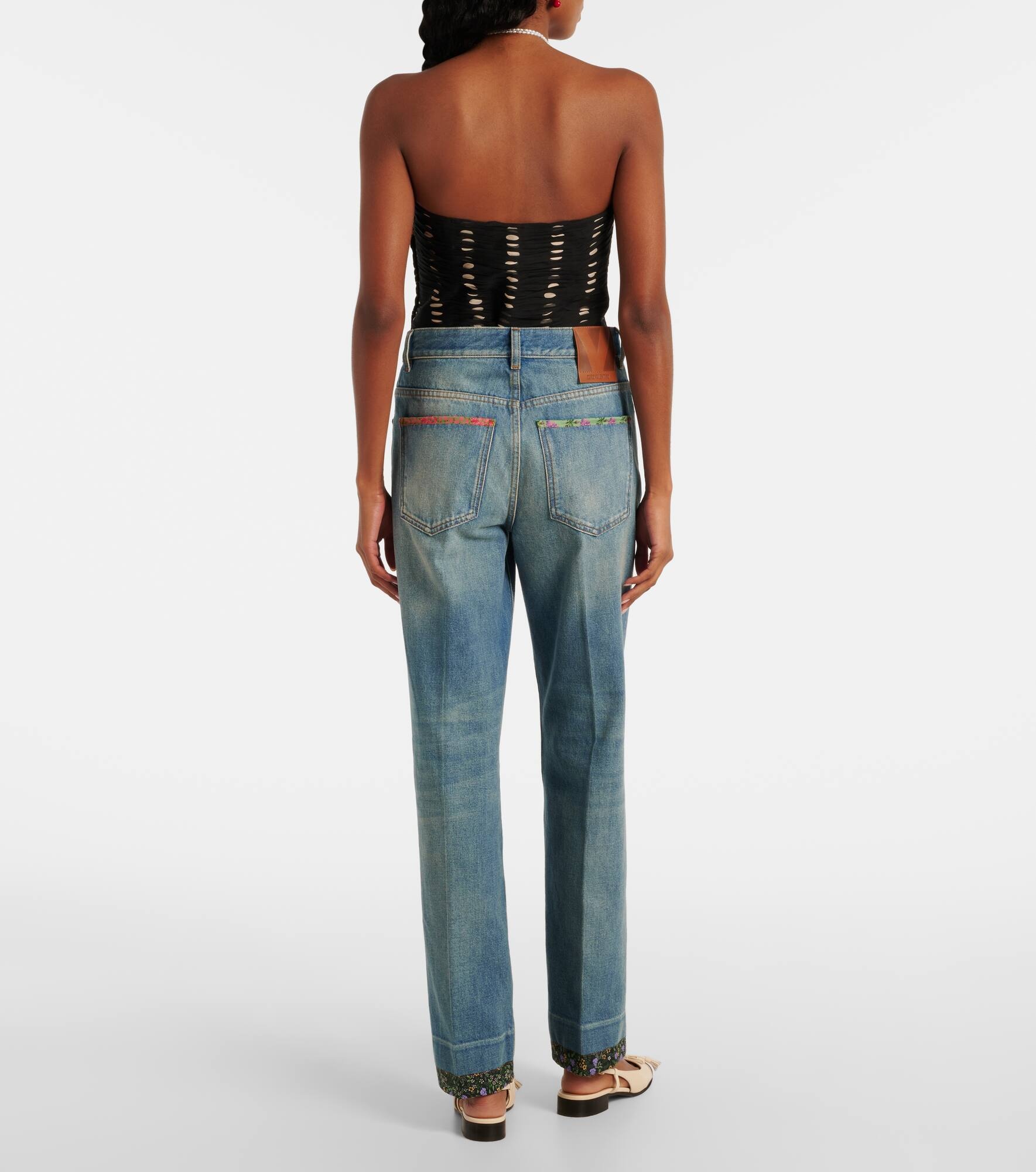 High-rise straight jeans - 3