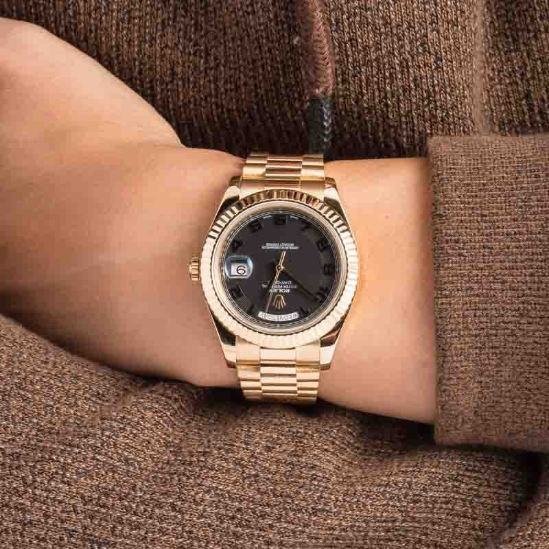 Rolex President Day-Date II Ref 218238 18k Yellow Gold - 5