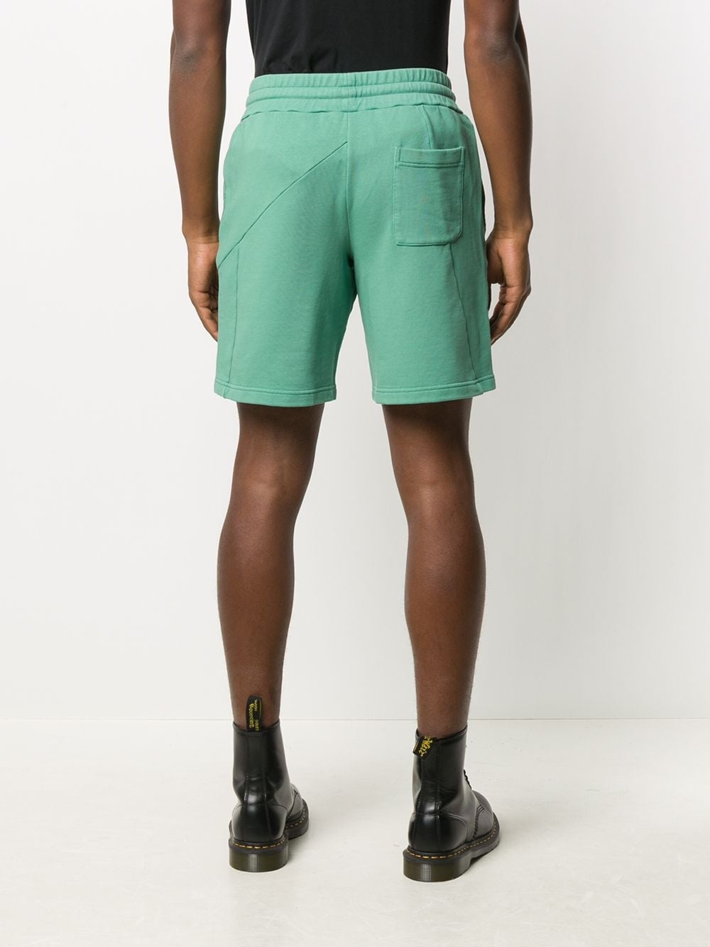 deconstructed drawstring shorts - 4