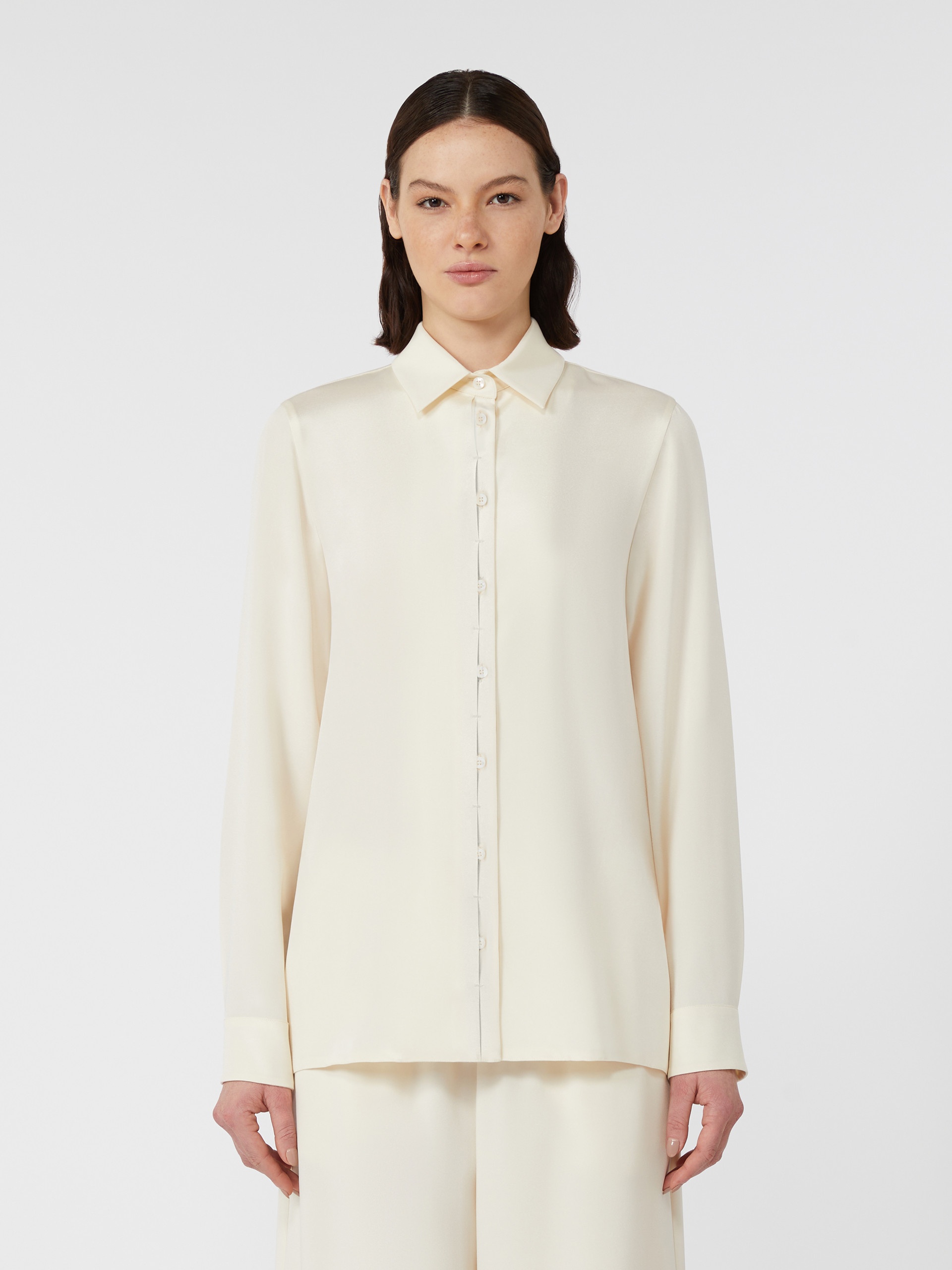 AVION Stretch silk cady shirt - 3
