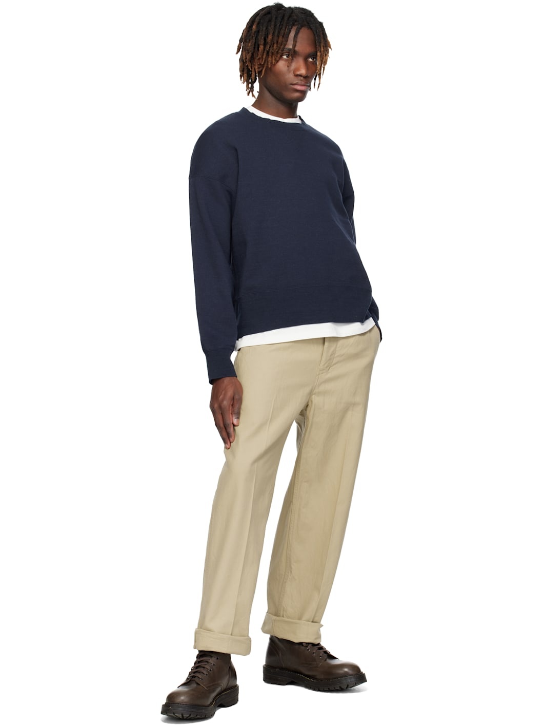 Navy Court L/S Sweatshirt - 4