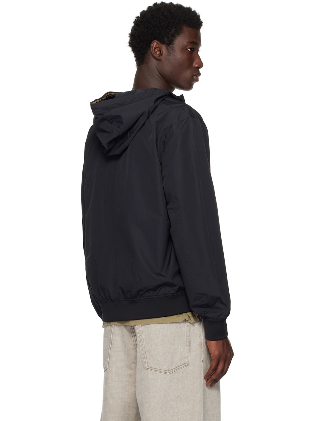 Black 'The Hooded Brentham' Jacket - 3