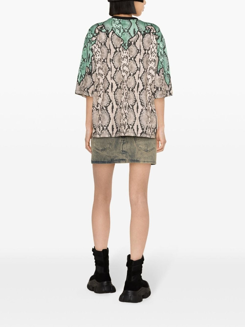Python-print organic cotton T-shirt 4