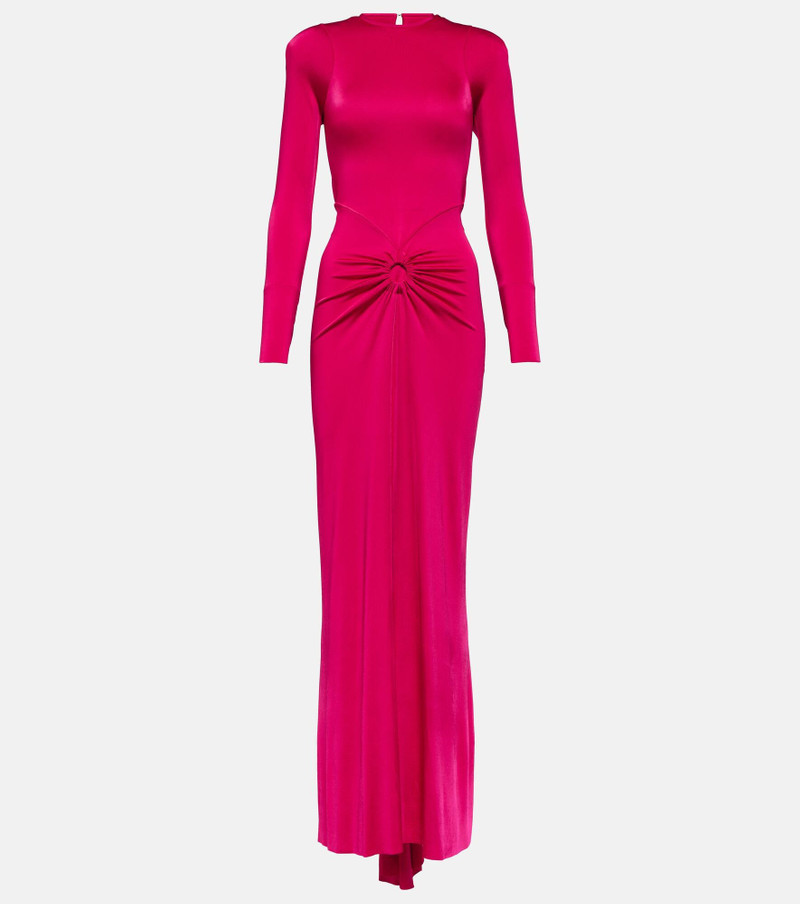 Gathered jersey maxi 드레스 - 1