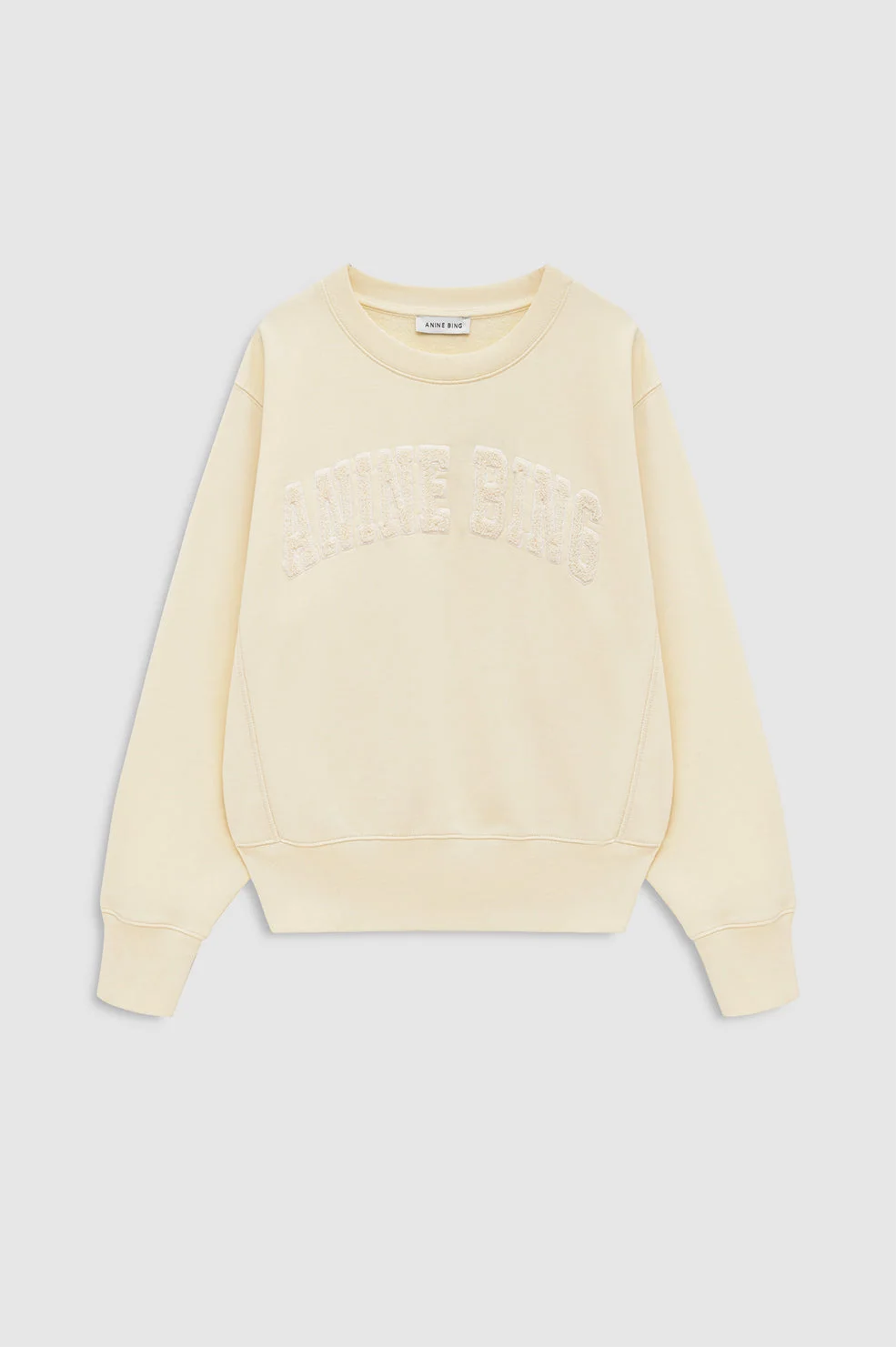 Harry Shrunken Sweatshirt - Butter Yellow - 1