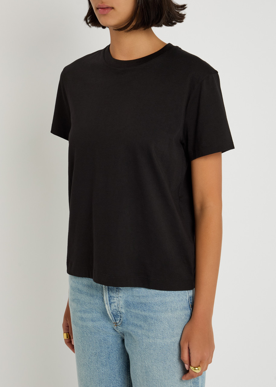 Vince Crew Neck Pima Cotton T-shirt - 2