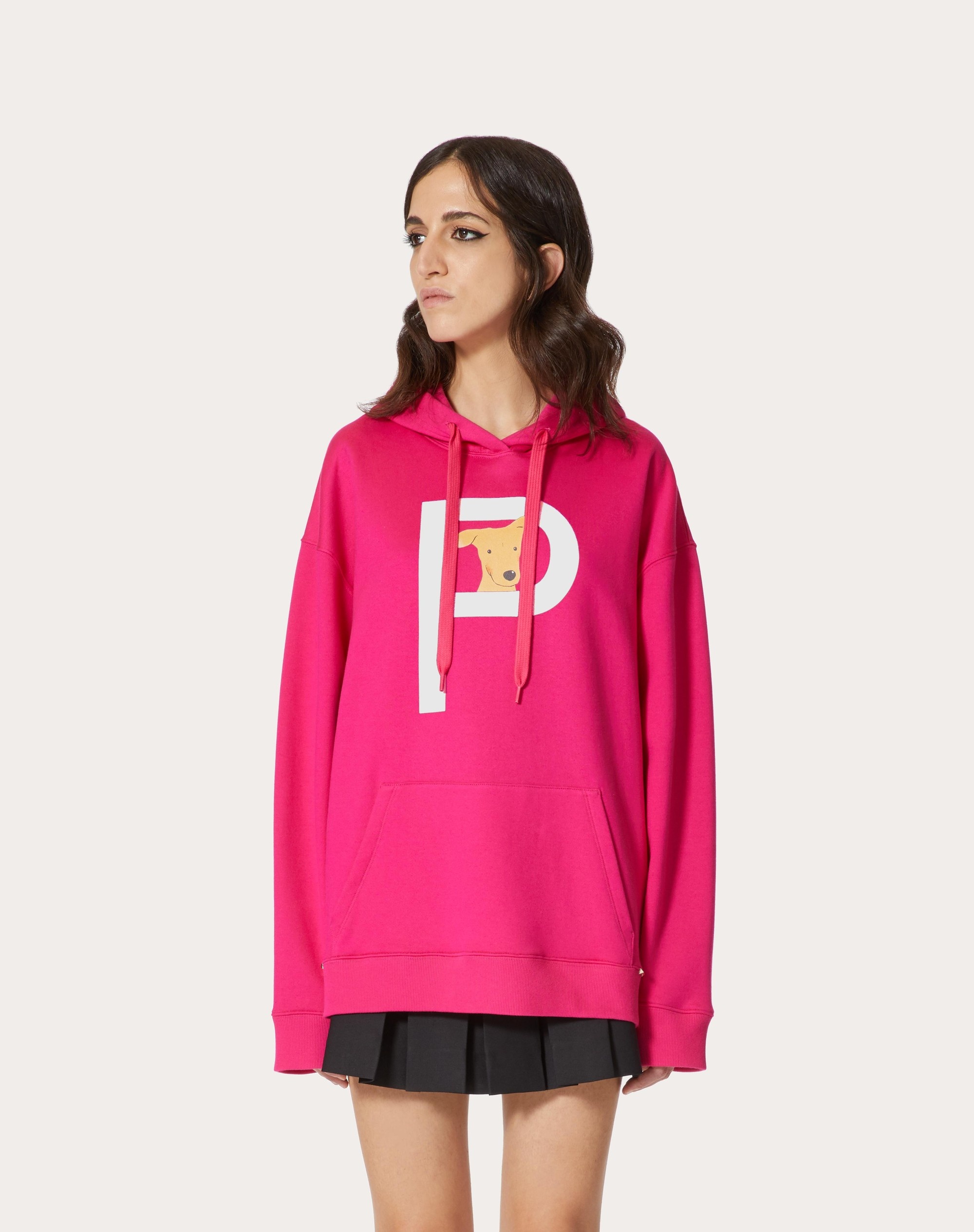 VALENTINO GARAVANI ROCKSTUD PET CUSTOMISABLE UNISEX HOODED SWEATSHIRT - 4