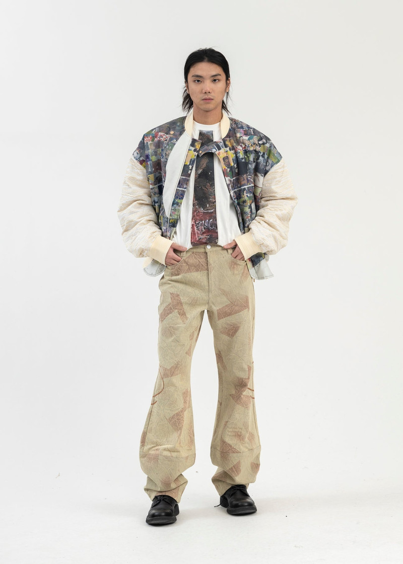 MULTICOLOR HOLIDAY PADDED BOMBER JACKET ARTIST EDITION 5