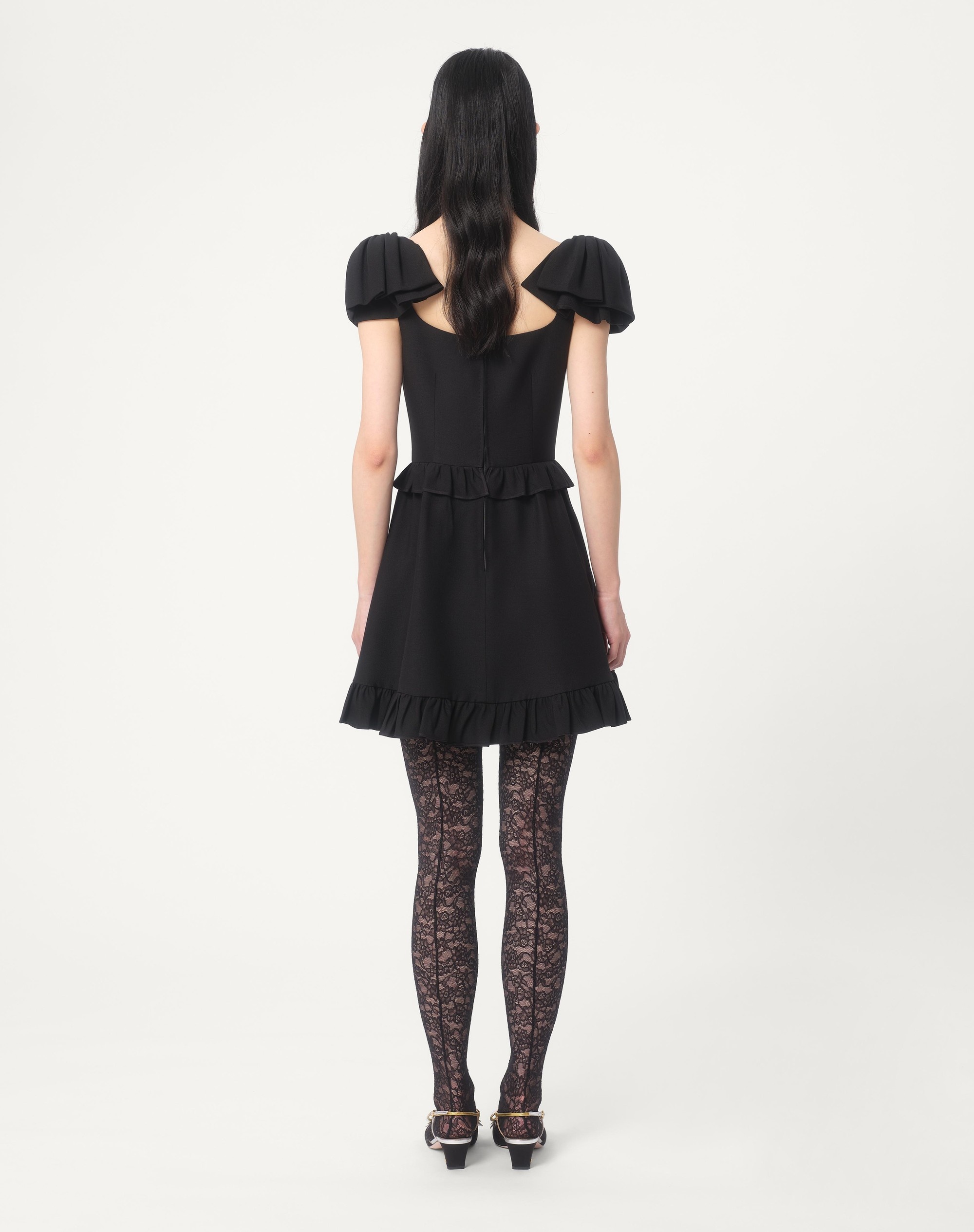 CREPE COUTURE SHORT DRESS - 9