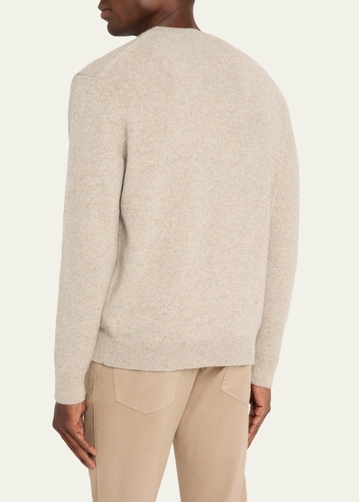 Men's Ares Alpaca-Blend Crewneck Sweater - 3