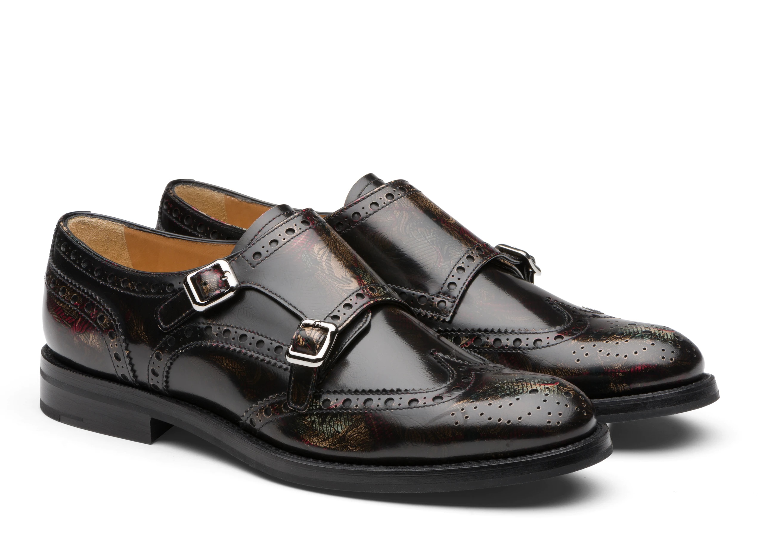Lana r
Polished Fumè Monk Floral Grey - 2