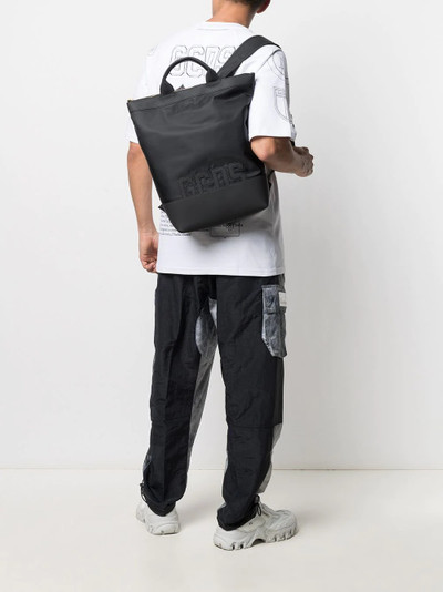 GCDS logo zipper backpack outlook