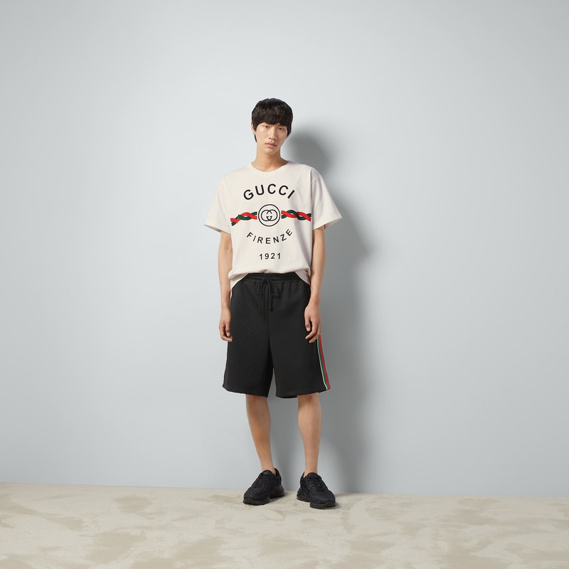 GUCCI GG jacquard jersey bermuda short outlook