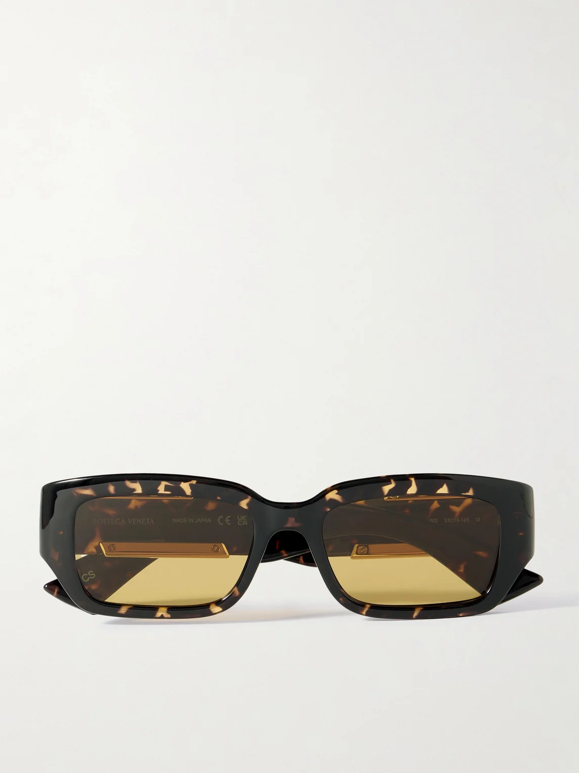 Dash Rectangular-Frame Tortoiseshell Acetate Sunglasses - 1
