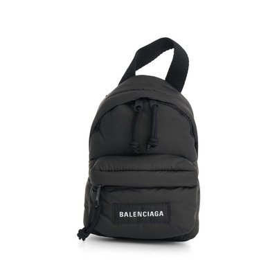 BALENCIAGA Mini Explorer Backpack in Black outlook