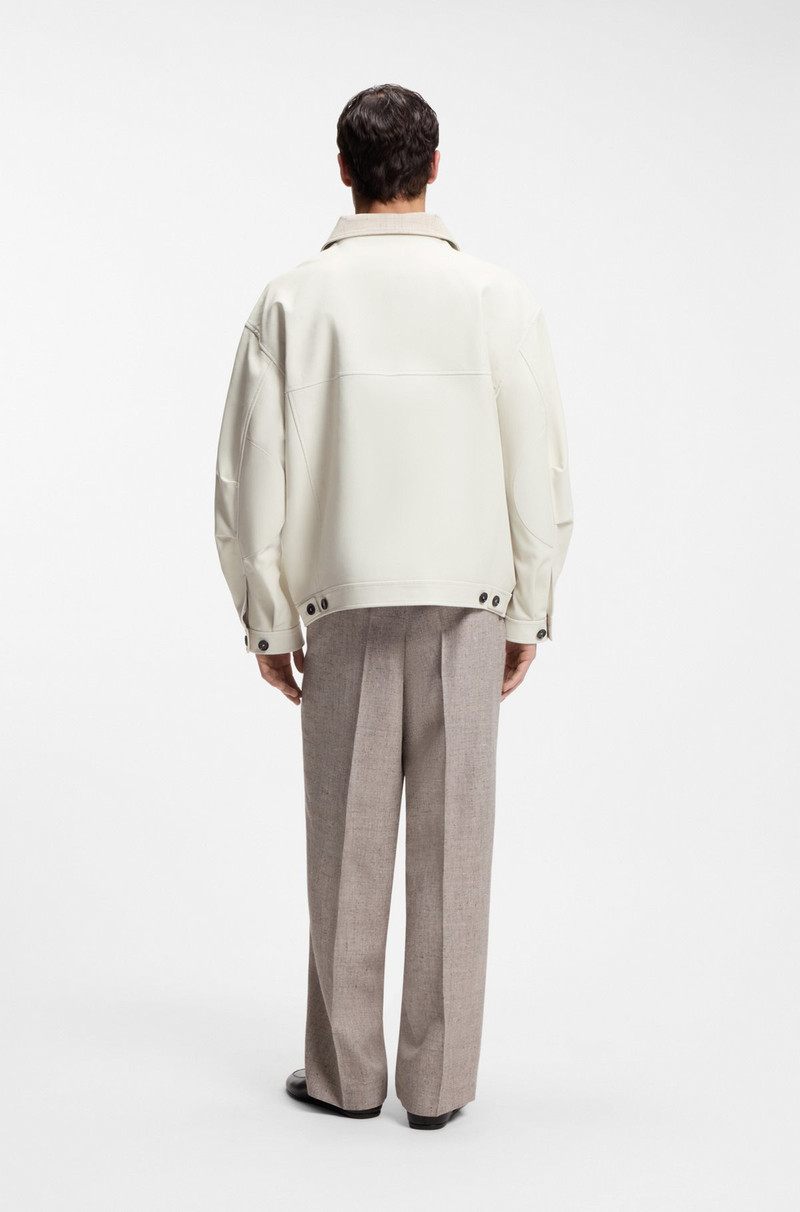 NAPPA LEATHER JACKET IN AN OVERSIZED FIT 4