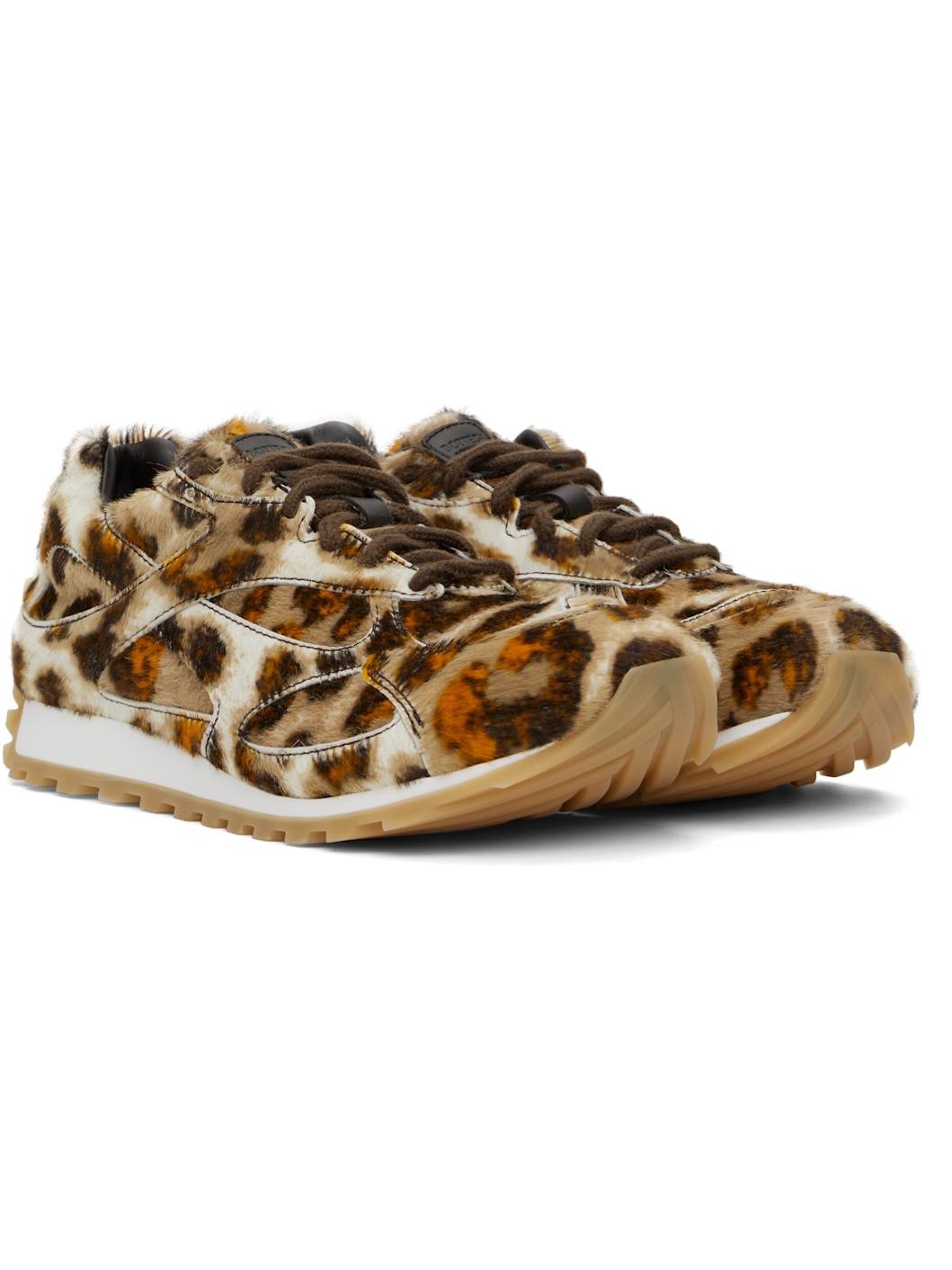 Brown & Orange Orbit Sneakers - 4